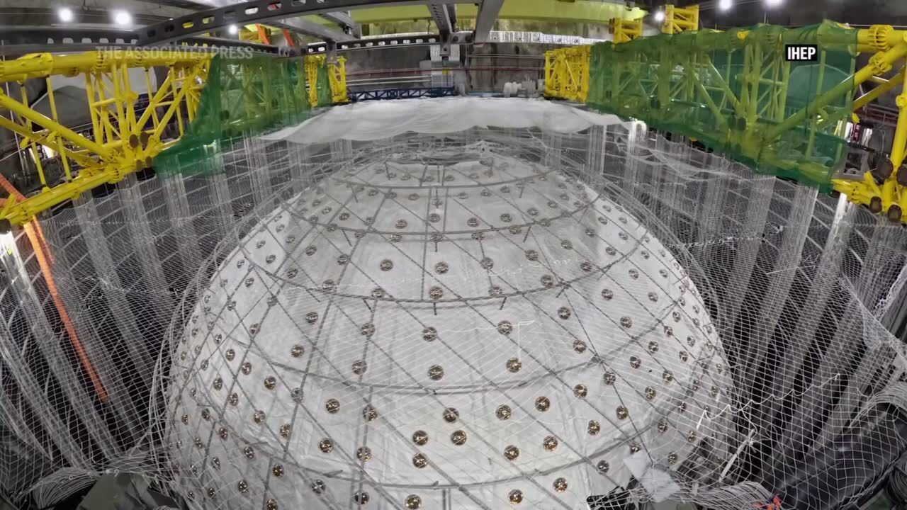 An underground detector in China will sniff out mysterious ghost particles called neutrinos